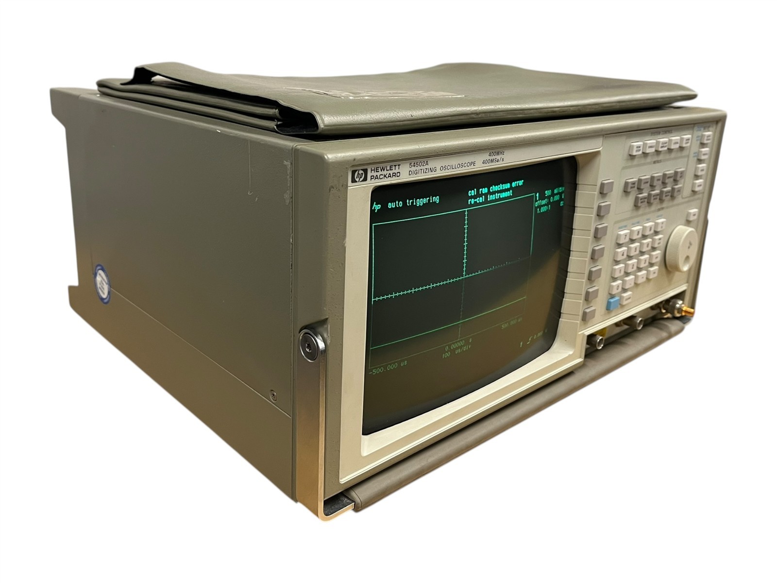 Hewlett Packard HP Agilent 54502A Channel Digitizing Oscilloscope 400MHz 400Sa/s
