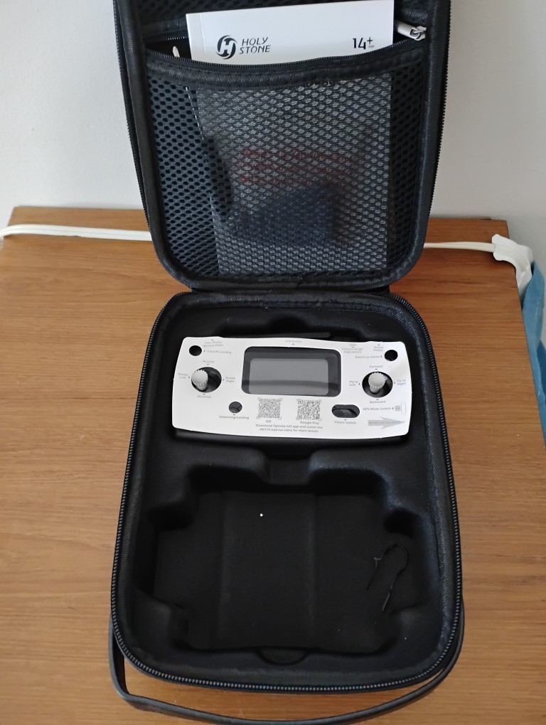 Holy Stone HS710 HS720 HS720G Remote Controller RC Transmitter, case, props, man