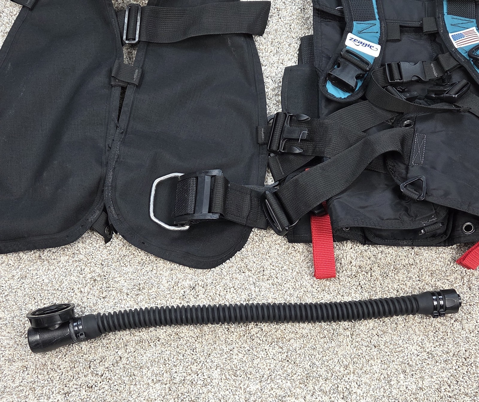 Vintage Zeagle Scout BCD Scuba Diving Buoyancy Compensator SMALL