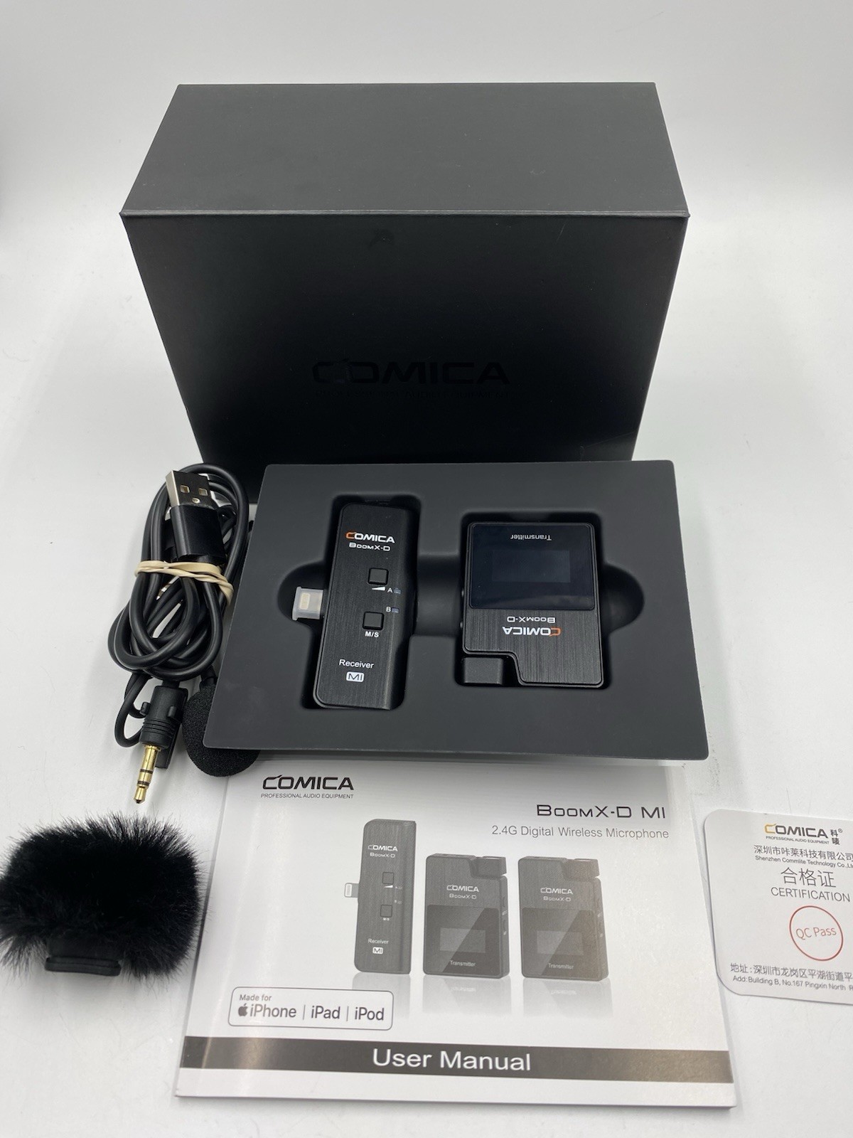 COMICA BoomX-D 2.4G Digital Wireless Microphone (1 Transmitter & 1 Receiver)