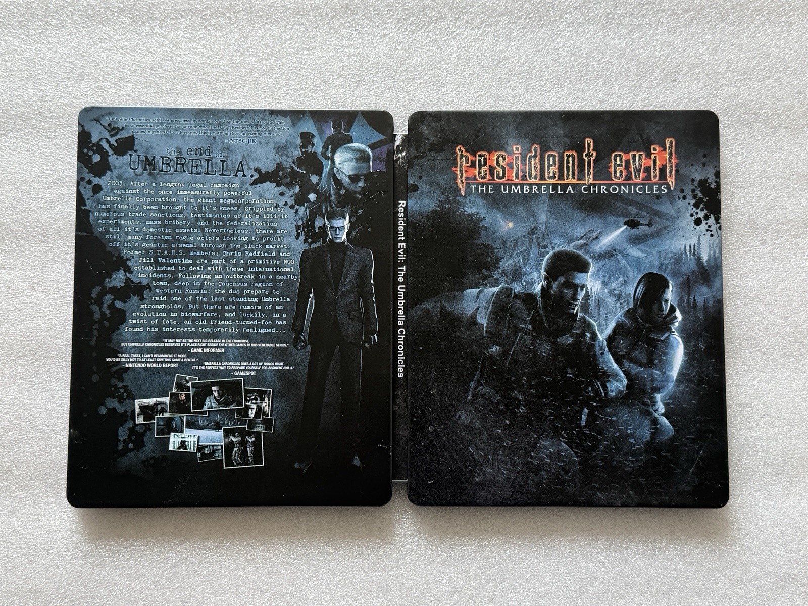 Resident Evil The Umbrella Chronicles Classic Edition Custom Steelbook/SteelUp