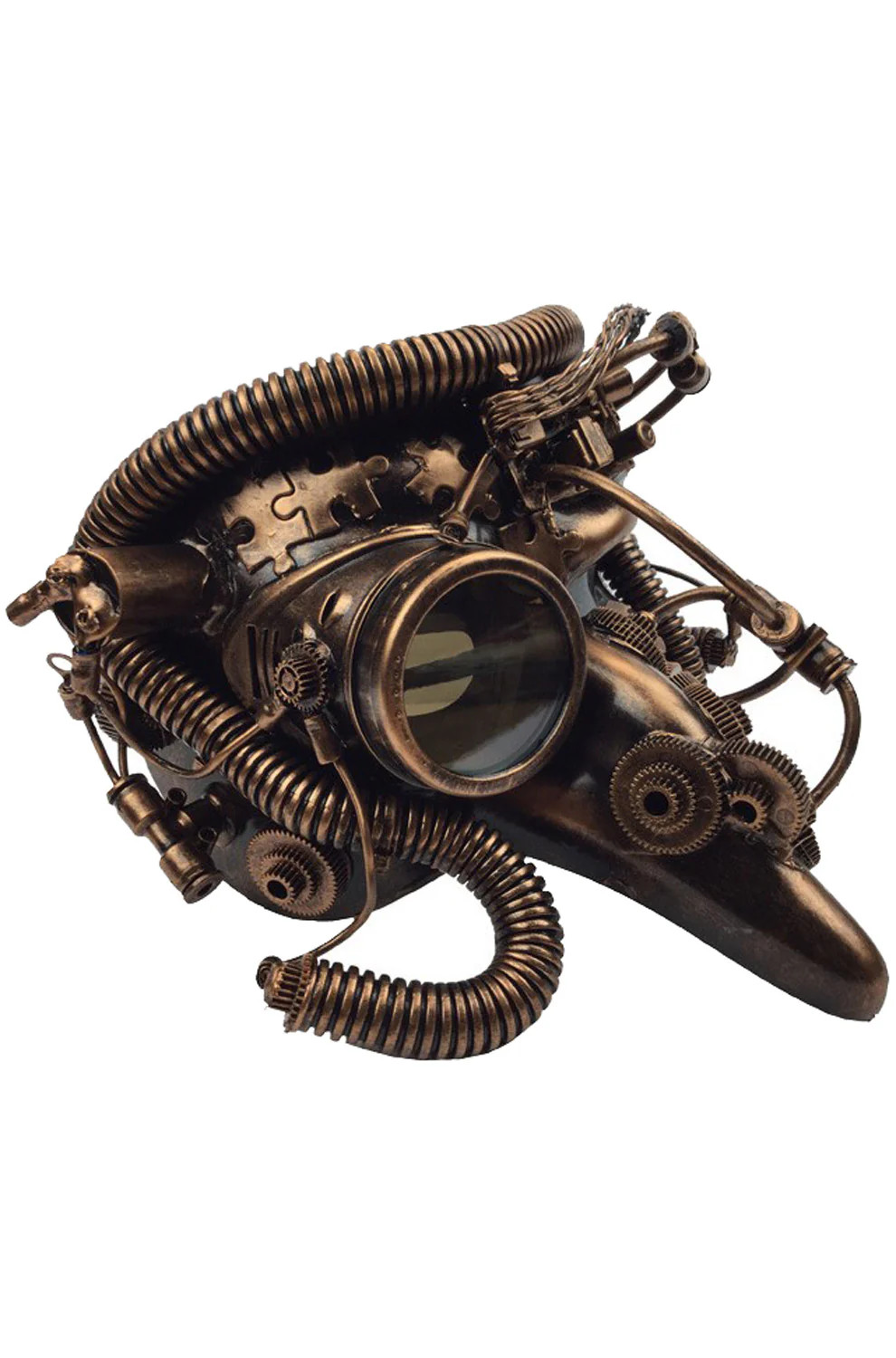 Brand New Steampunk Pantalone Mask (Copper)