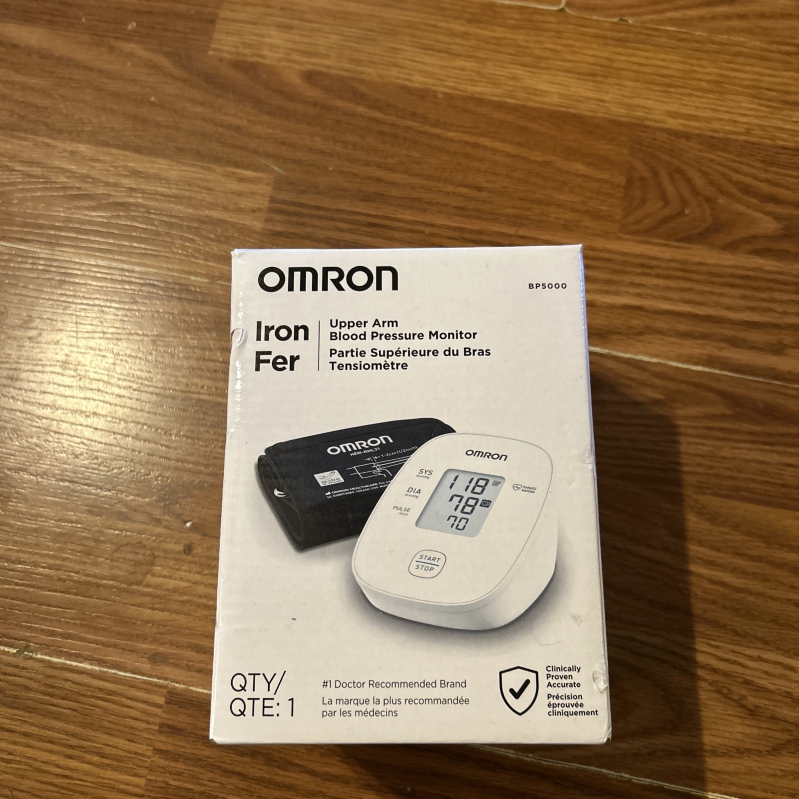 Omron Upper Arm Blood Pressure Monitor (BP5000) - White