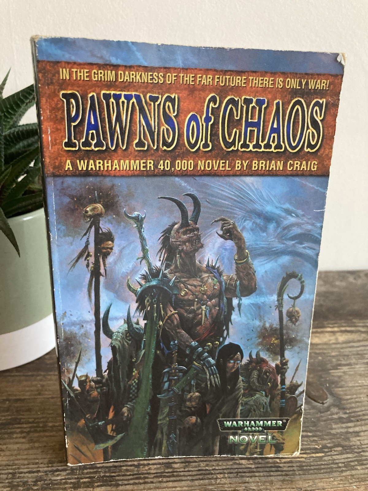 PAWNS OF CHAOS NOVEL 2001 WARHAMMER 40,000 CHAOS SPACE MARINES PAPERBACK 40K