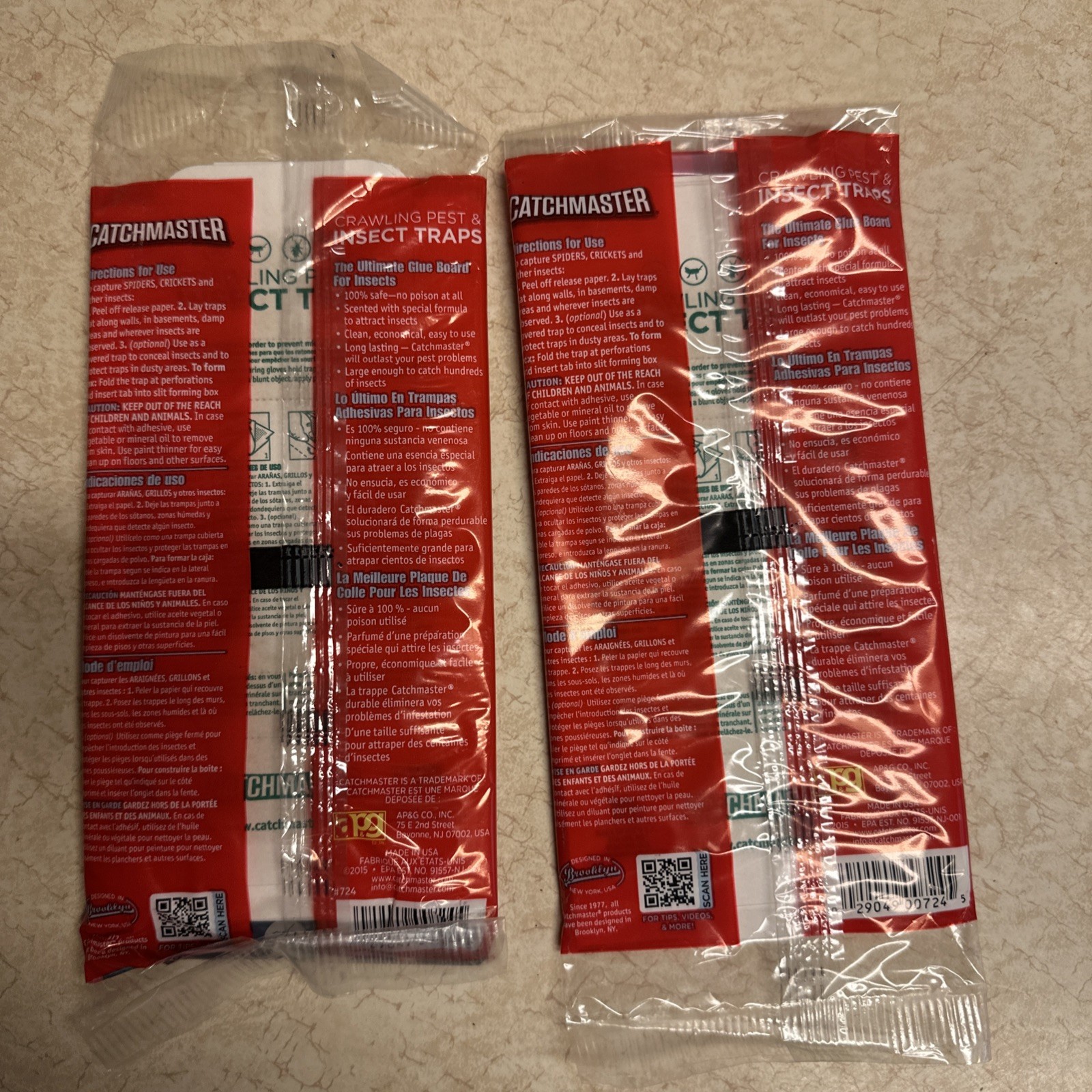 Catchmaster Crawling Pest & Insect Glue Traps - 8 Traps