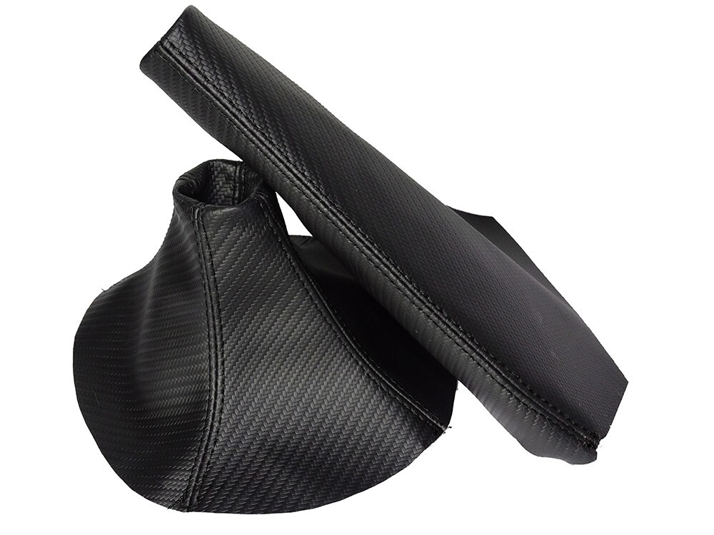 Shift & E Brake Boot For Mazda RX-7 FD 1992-2002 Vinyl Carbon Fiber Style