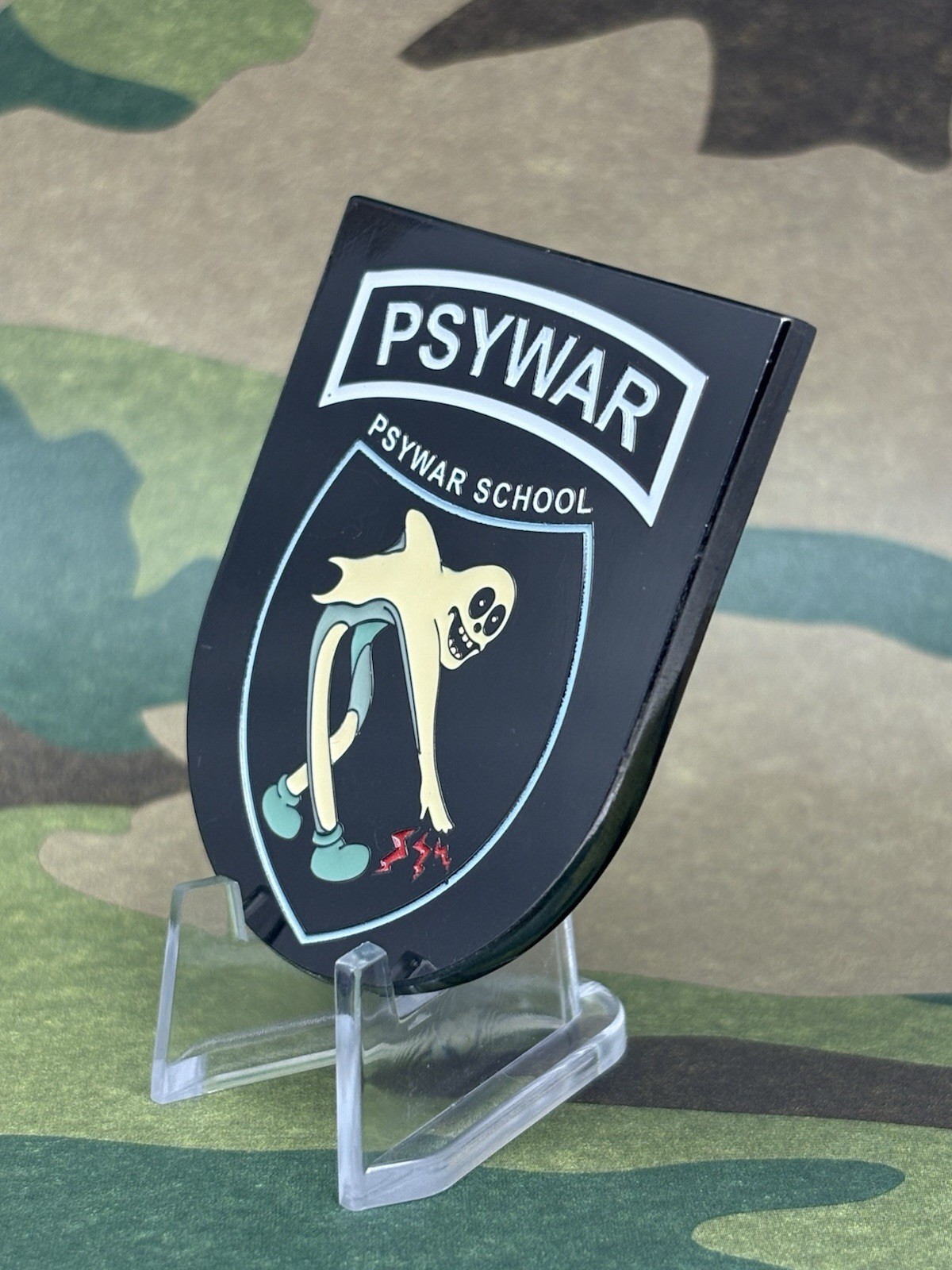 US Army JFK Special Warfare Center And PSYWAR School Challenge Coin SWCS PSYOPS