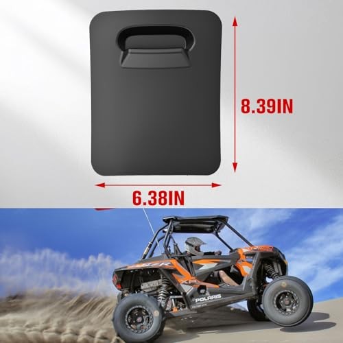 Polaris Engine Access Panel, Black Engine Panel for 2014-2023 Polaris RZR 4