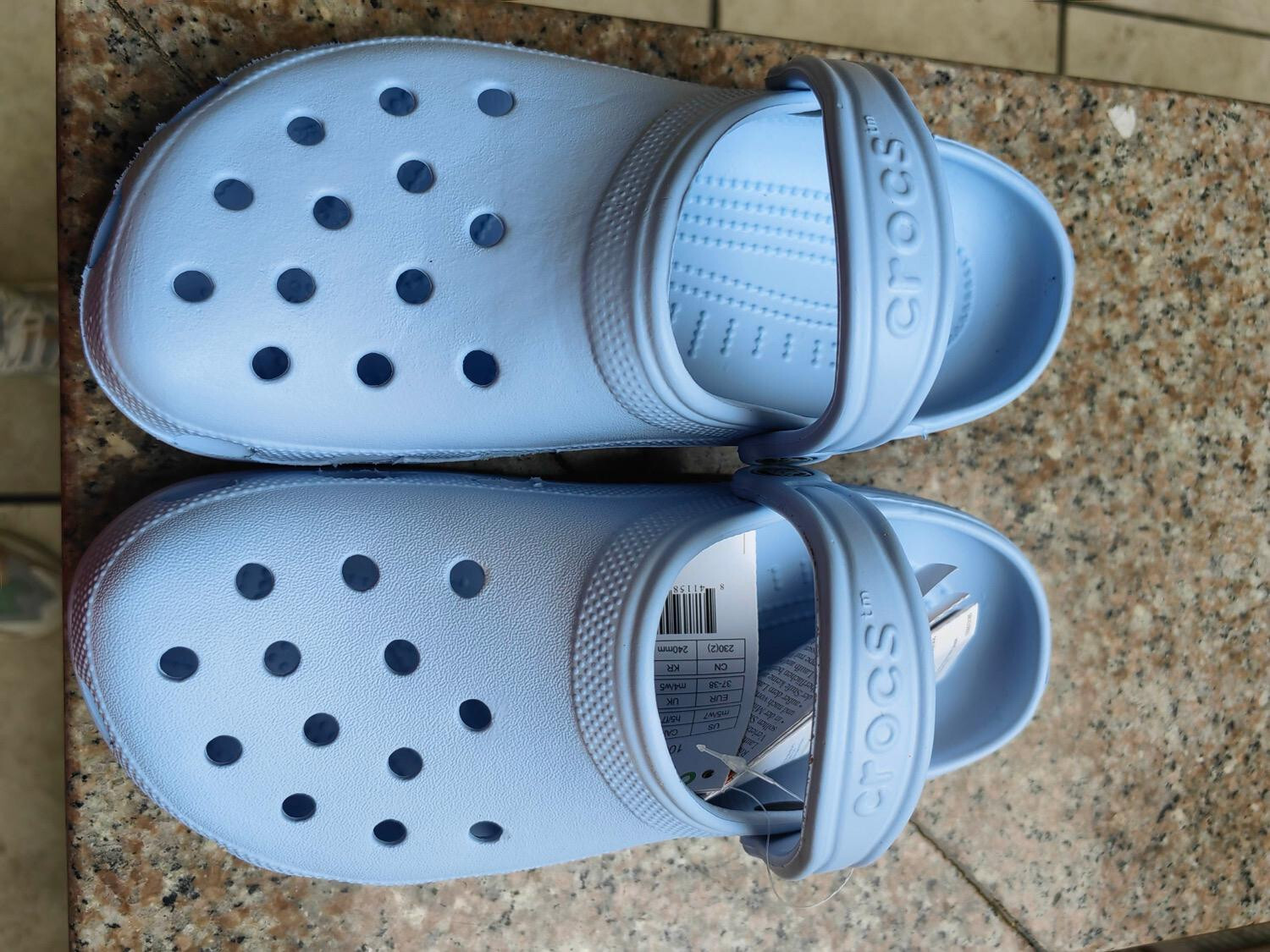 Original Crocs Classic Clog - Sky Blue - Women W8 / Men M6 - Brand New
