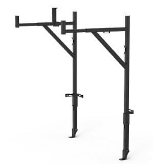 Holman 30091 Ladder Rack; Quick Pack; 250 Pound Capacity; Upright Supports Bolte