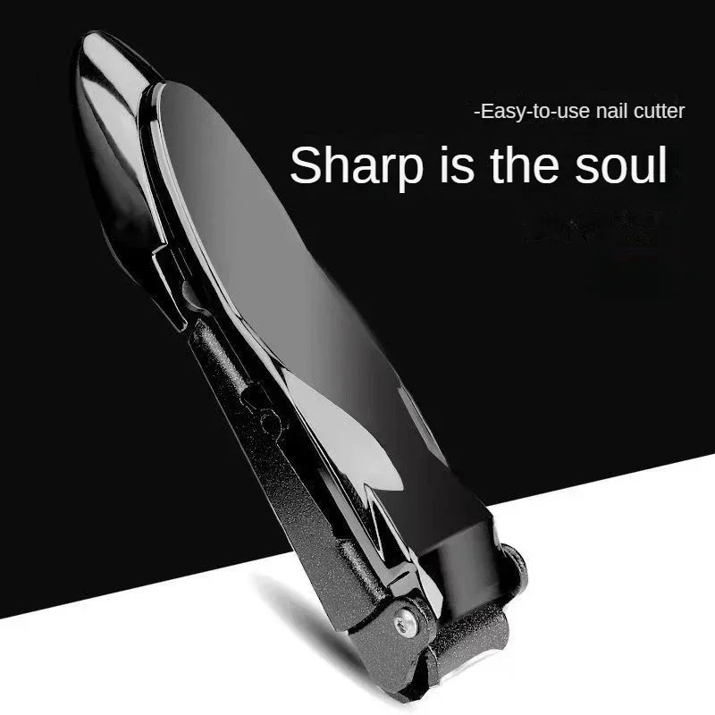1-piece Nail Clippers for Men with Catcher -Sharp Heavy Duty Self-Collecting Nai
