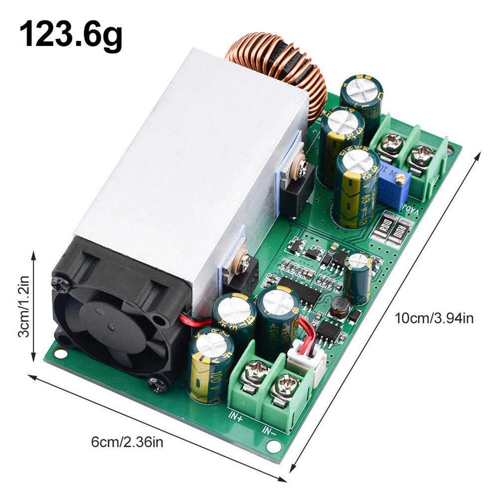 Adjustable DC DC Converter Module Output 25 60V Input 12V~75V 600W 25A