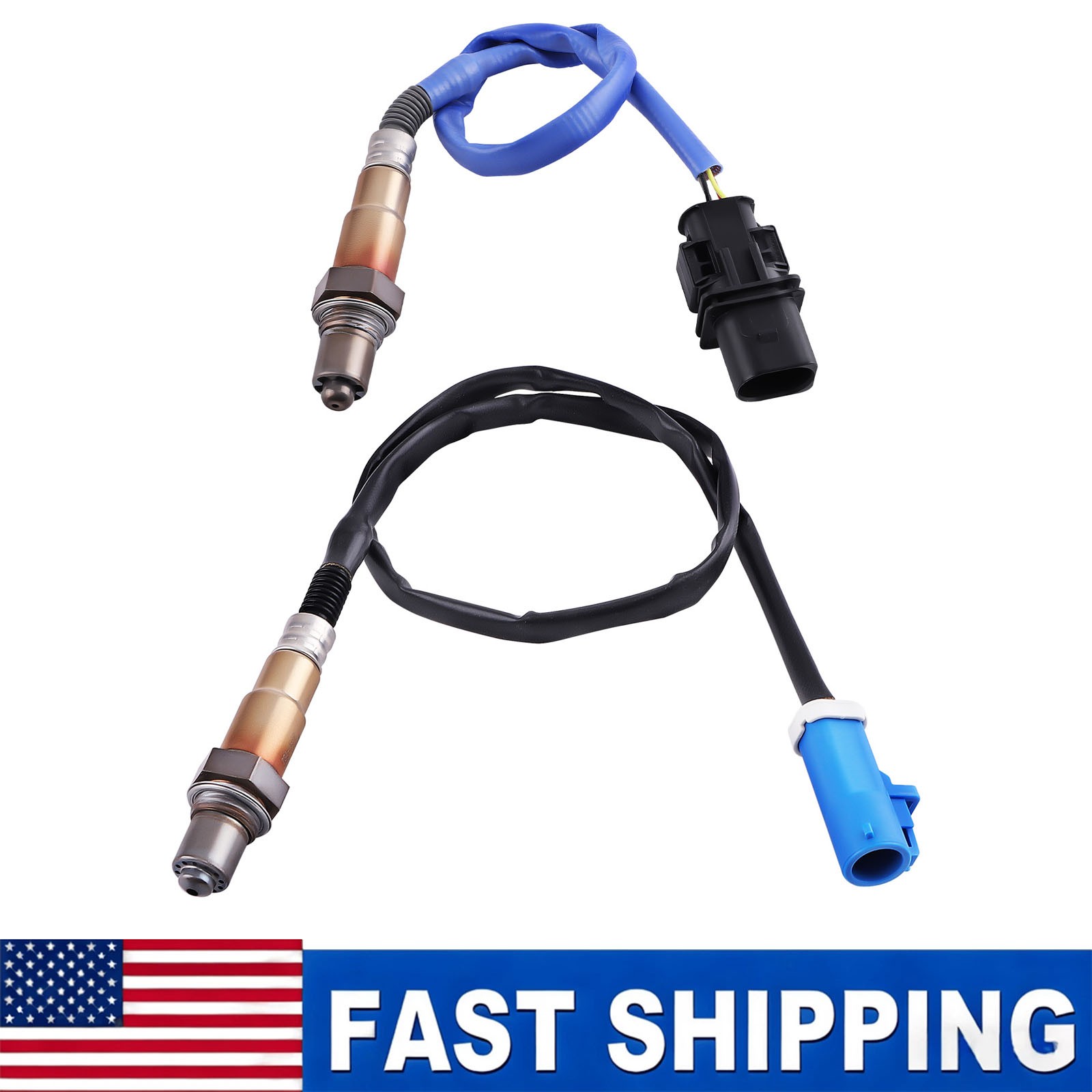 2pcs Upstream+Downstream Oxygen Sensor For Ford Escape 1.6L L4 2013-16 234-5068