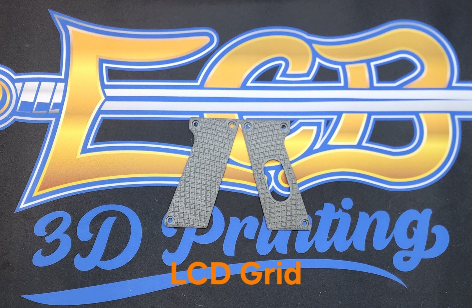 ECB 3D Printing Angel LCD Grid Grip, 45