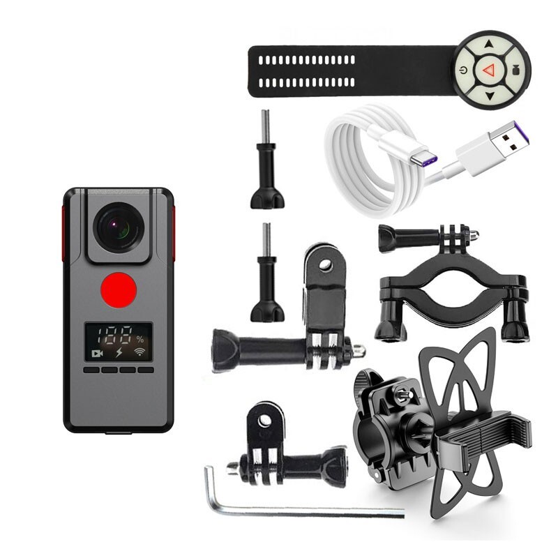B9 EIS WiFi 4K 12MP Bike Camera Tail Lights Bike Dash Cam with Turn Signal Light