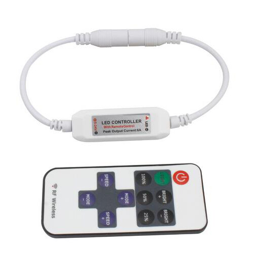 RF Wireless Remote Controller Dimmer Switch To 12V 24V 5050 5630 LED Strip Light