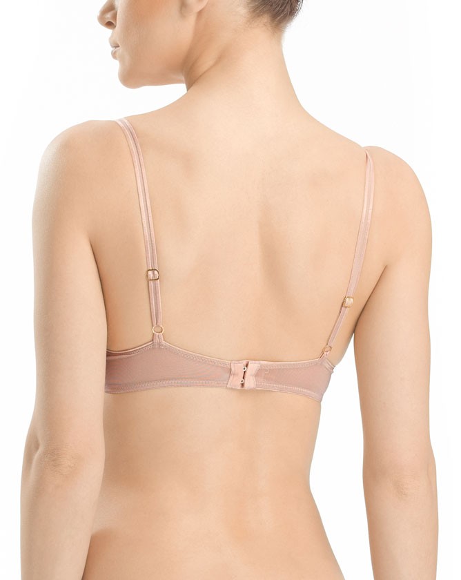 NWT Natori 733084 Risque Low Cut Lift Underwire Bra SZ. 36DD Cafe