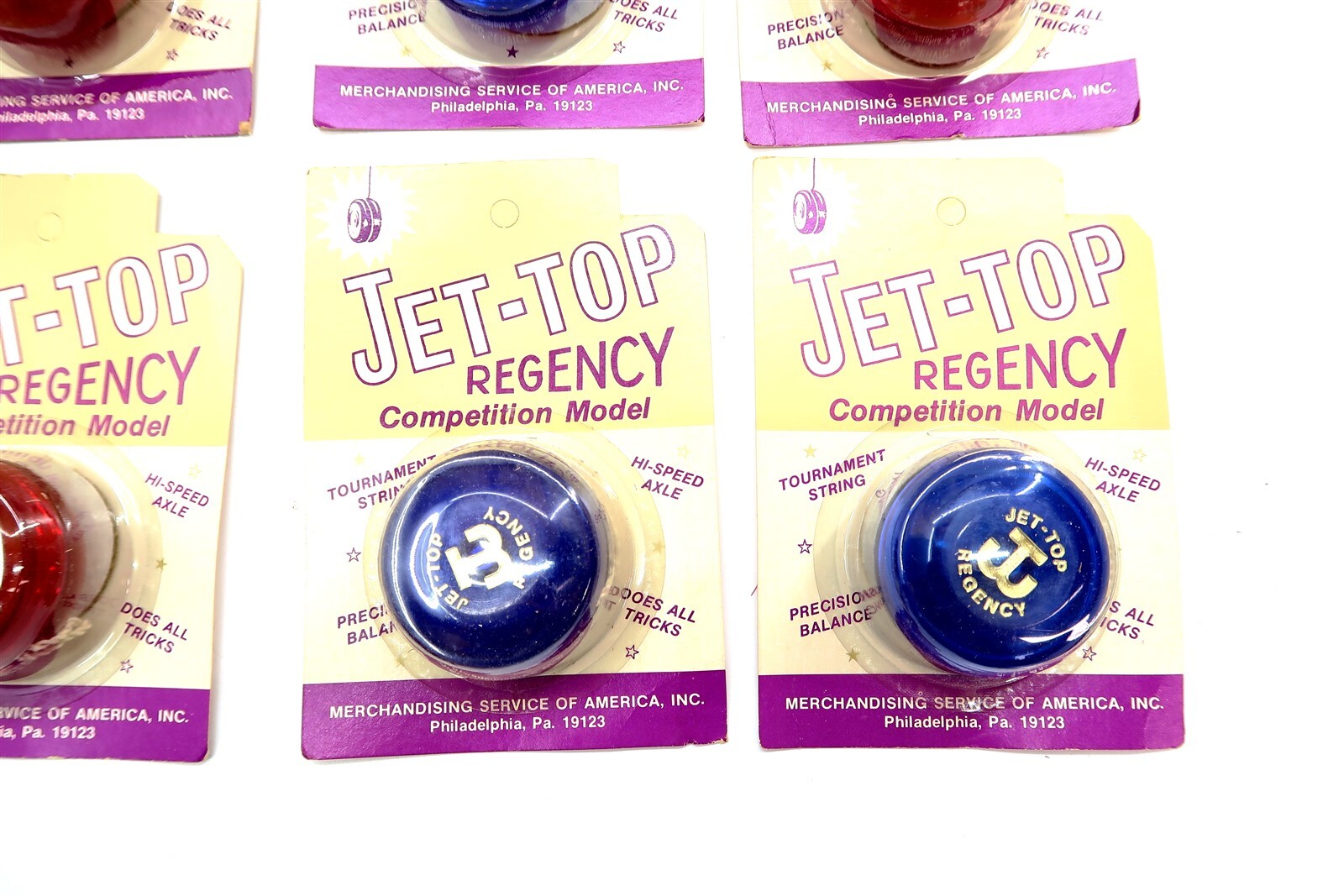12 Vintage JET-TOP REGENCY 1970's Competition Model in Original Dealer Display