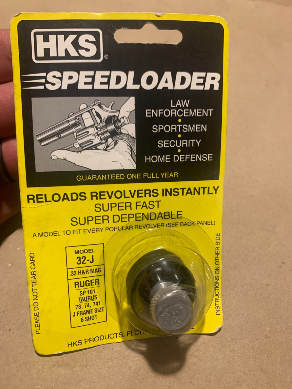 HKS Brand Speedloader 32J Ruger SP101/ S&W J Frame /Taurus 73 74 741 32 H&R Mag