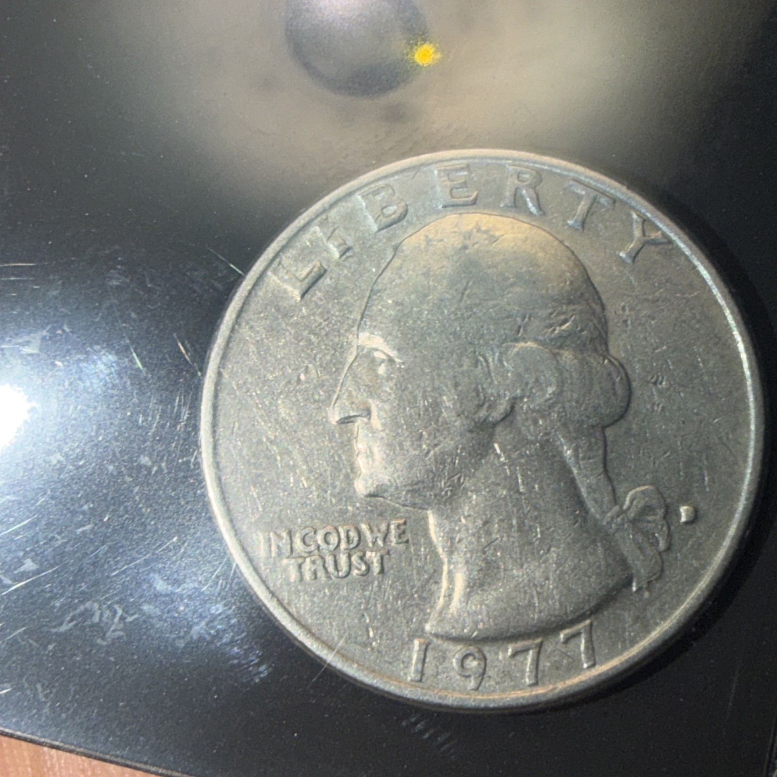 1977-D Washington Quarter Filled D Mint Mark Error Coin Rare