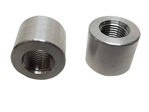 2-Pack ZWHIP Aluminum 1/8” NPT Female Weld on Bung Fitting for Fuel Oil