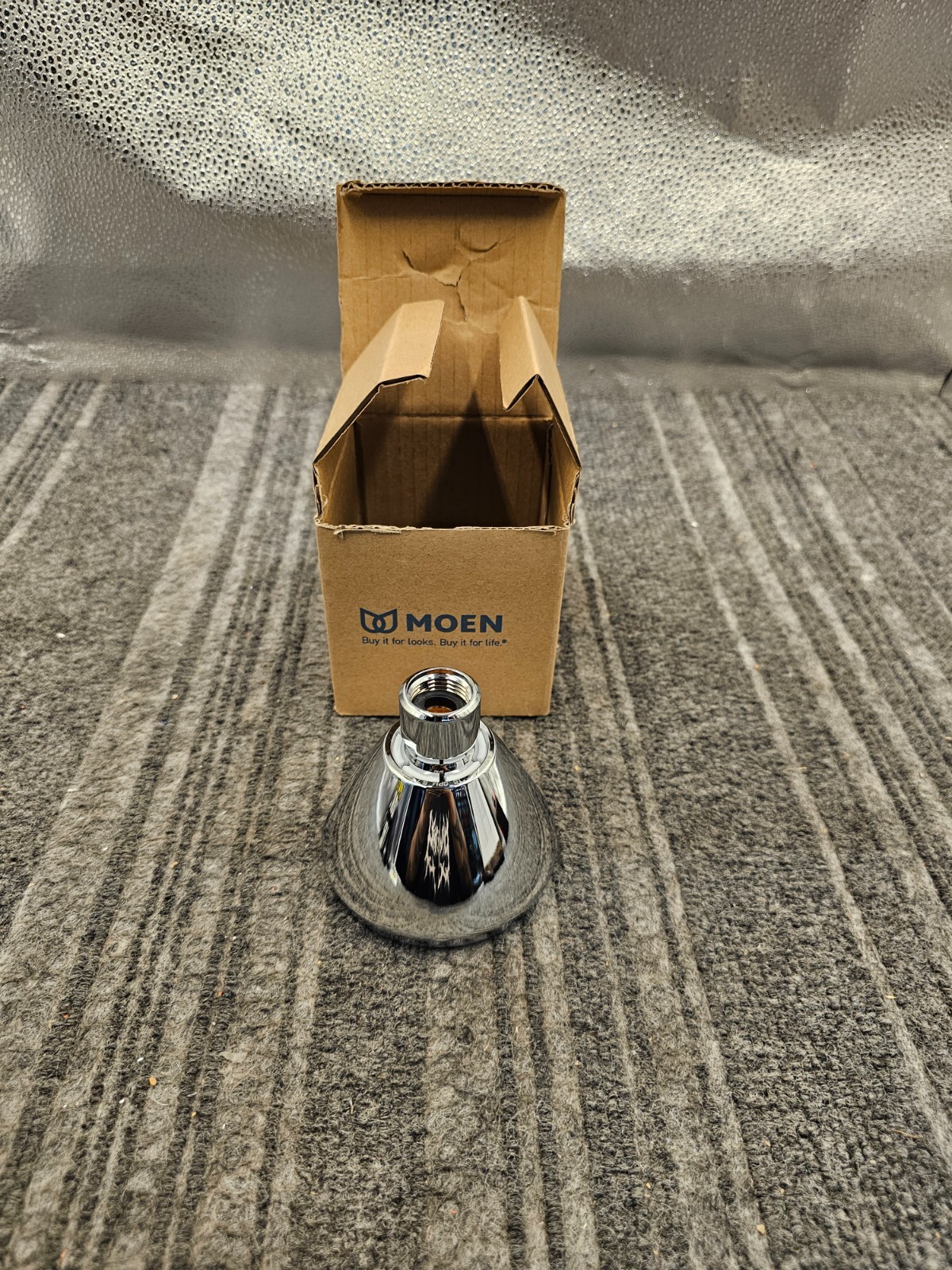 (QTY 2) MOEN 9263EP15 Commercial M-Dura™ 1.1GPM Showerhead Chrome Finish