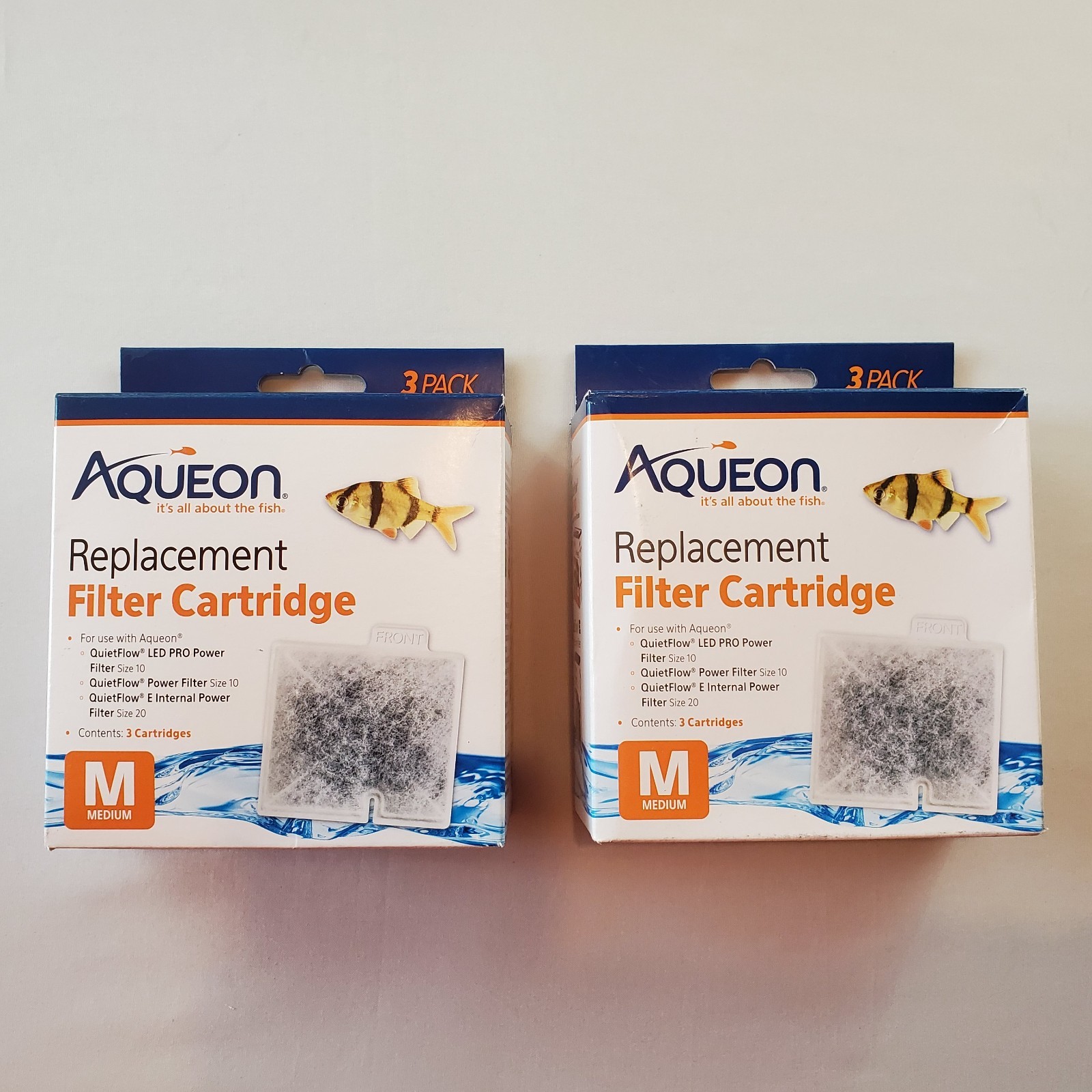 Aqueon Replacement Aquarium Filter Cartridges X4 Medium 2019 Item 100106084 READ