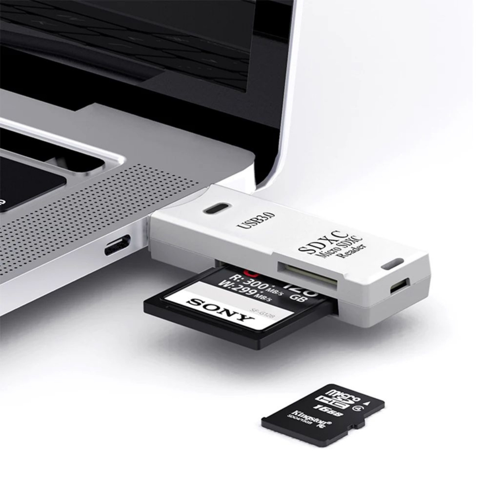 2 in 1 USB 3.0 Card Reader TF Micro SD Memory Card Adapter High Speed for PC Lap