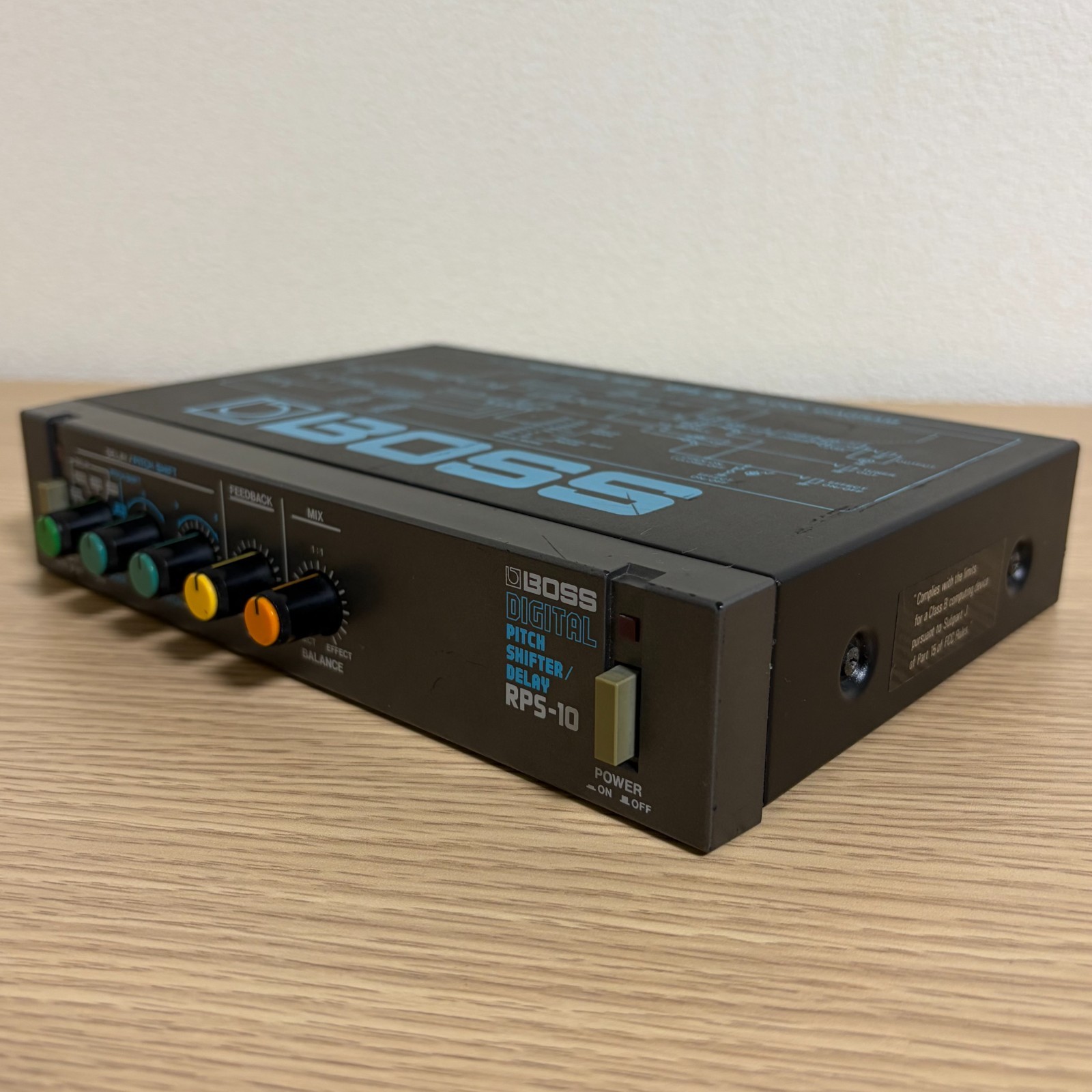 BOSS RPS-10 Digital Pitch Shifter Delay Micro Rack Guitar Effects Processor
