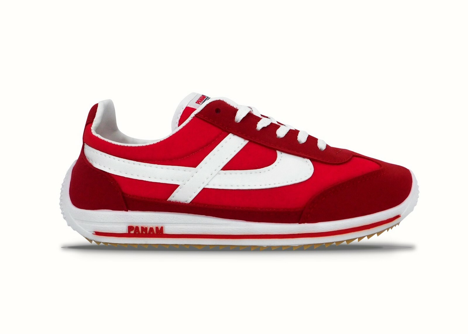 PANAM 084 Hand Crafted Vintage Casual Men Shoes  Red / White New in Box