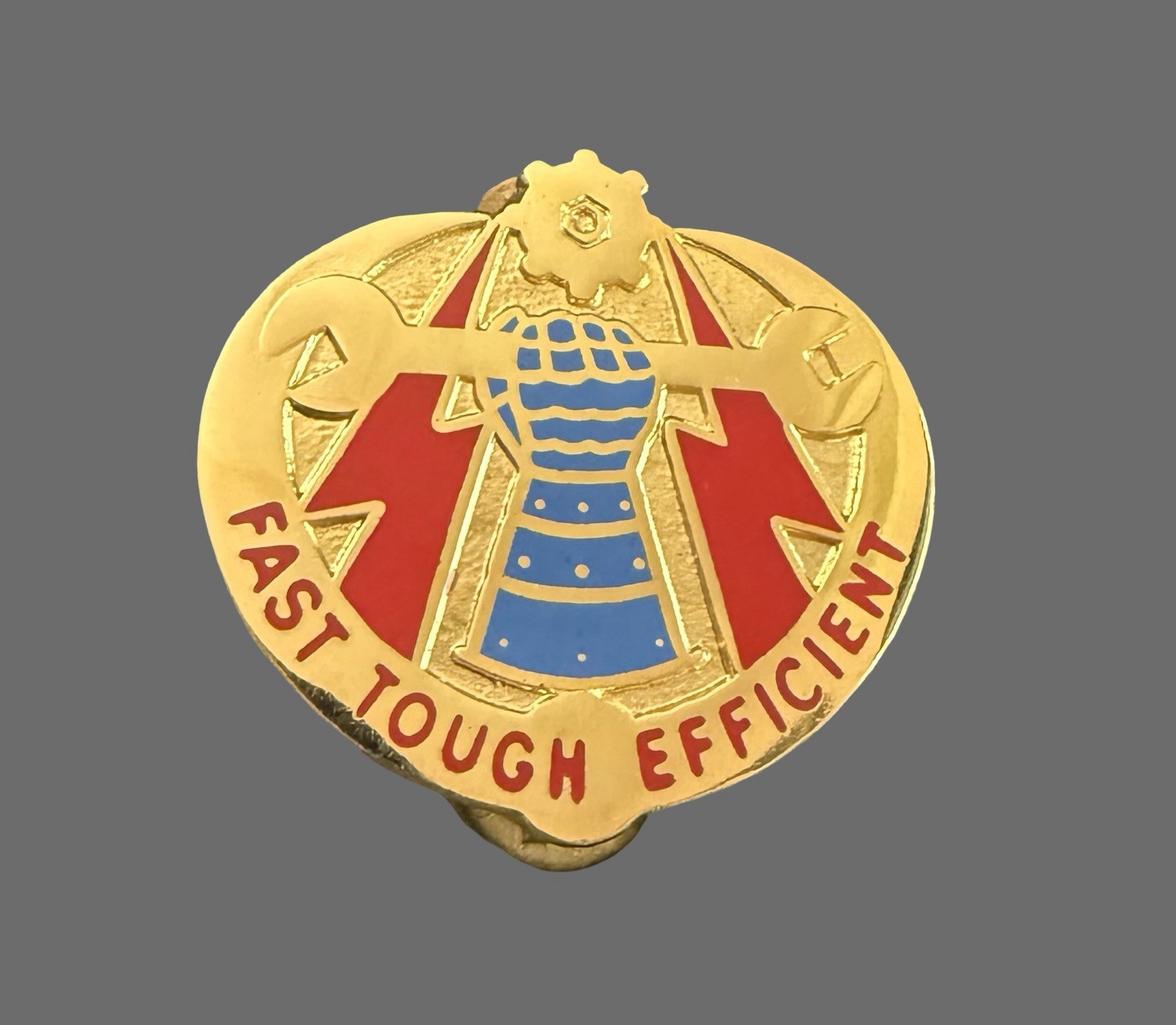US Army 242nd Maintenance Battalion Unit Crest Pin
