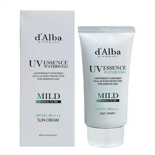 D'Alba Mild Sun Cream 50ml SPF 50+ PA++++ UV Protection Soothing