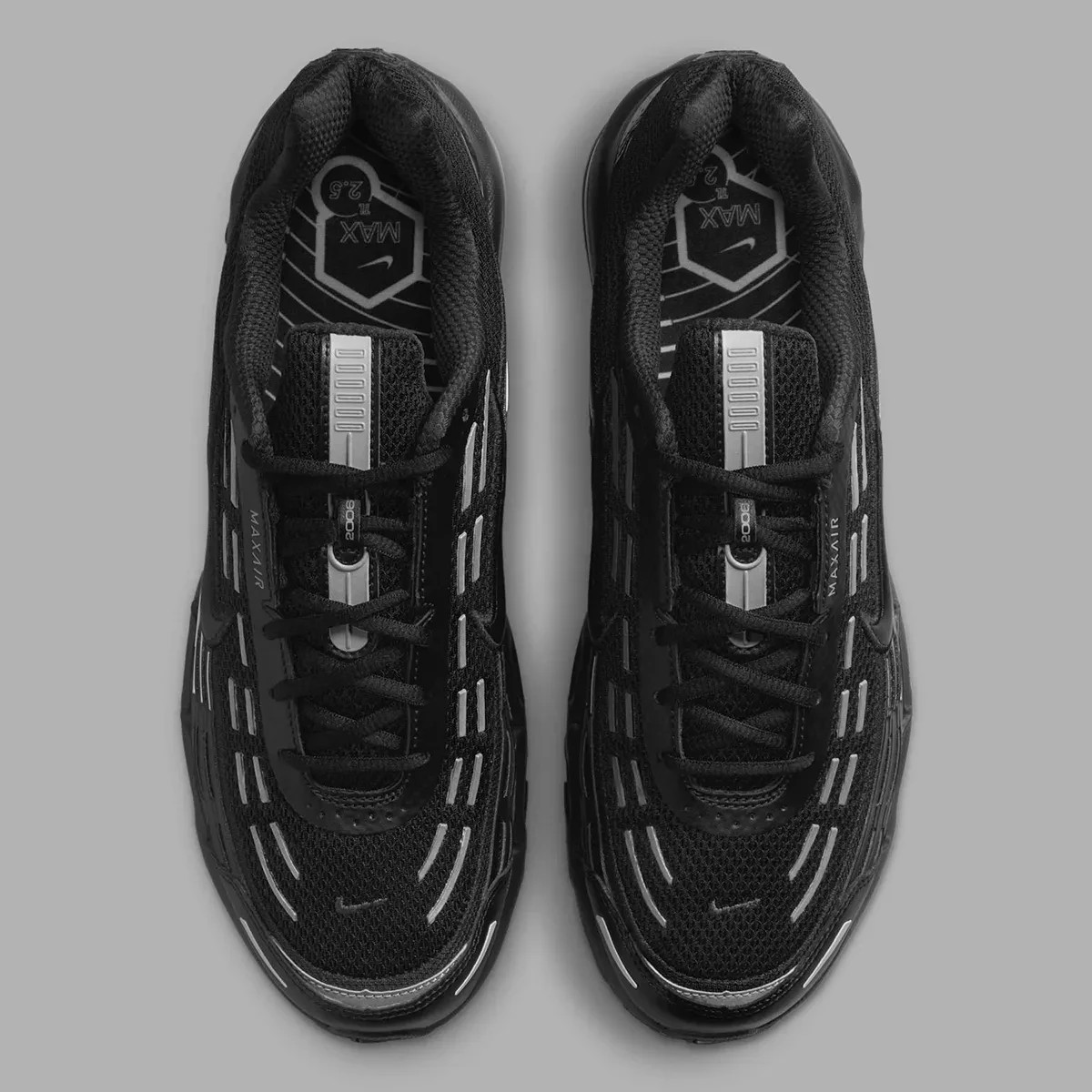 Nike Air Max TL 2.5 Black Metallic Silver Retro Shoes FZ4110-002 Men's Sizes NEW