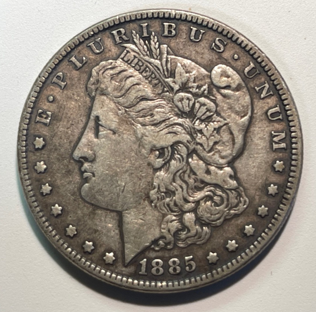 1885 Morgan Silver Dollar - Philadelphia Mint - 90% Silver