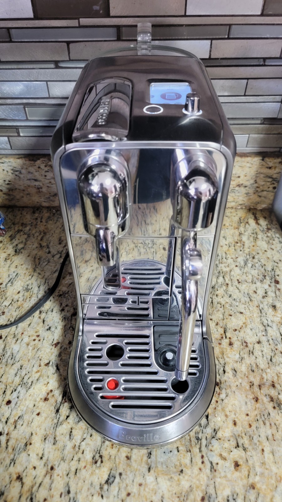 Breville Creatista Plus Nespresso Pod Machine Brushed Stainless Steel Read*