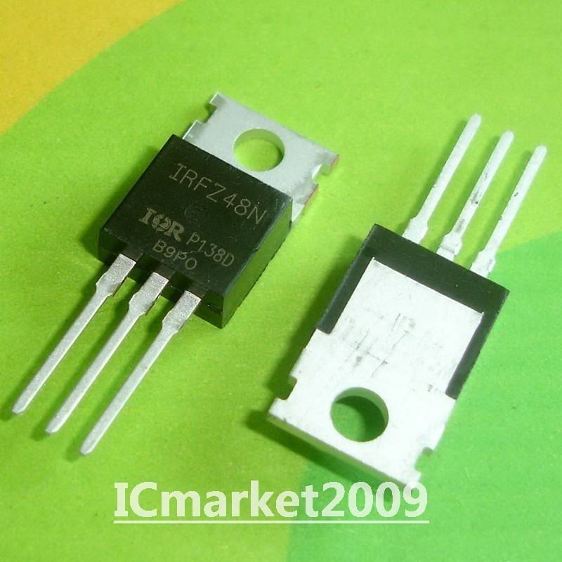 25 PCS IRFZ48NPBF TO-220 IRFZ48N FZ48N N-Channel Power MOSFET Transistor