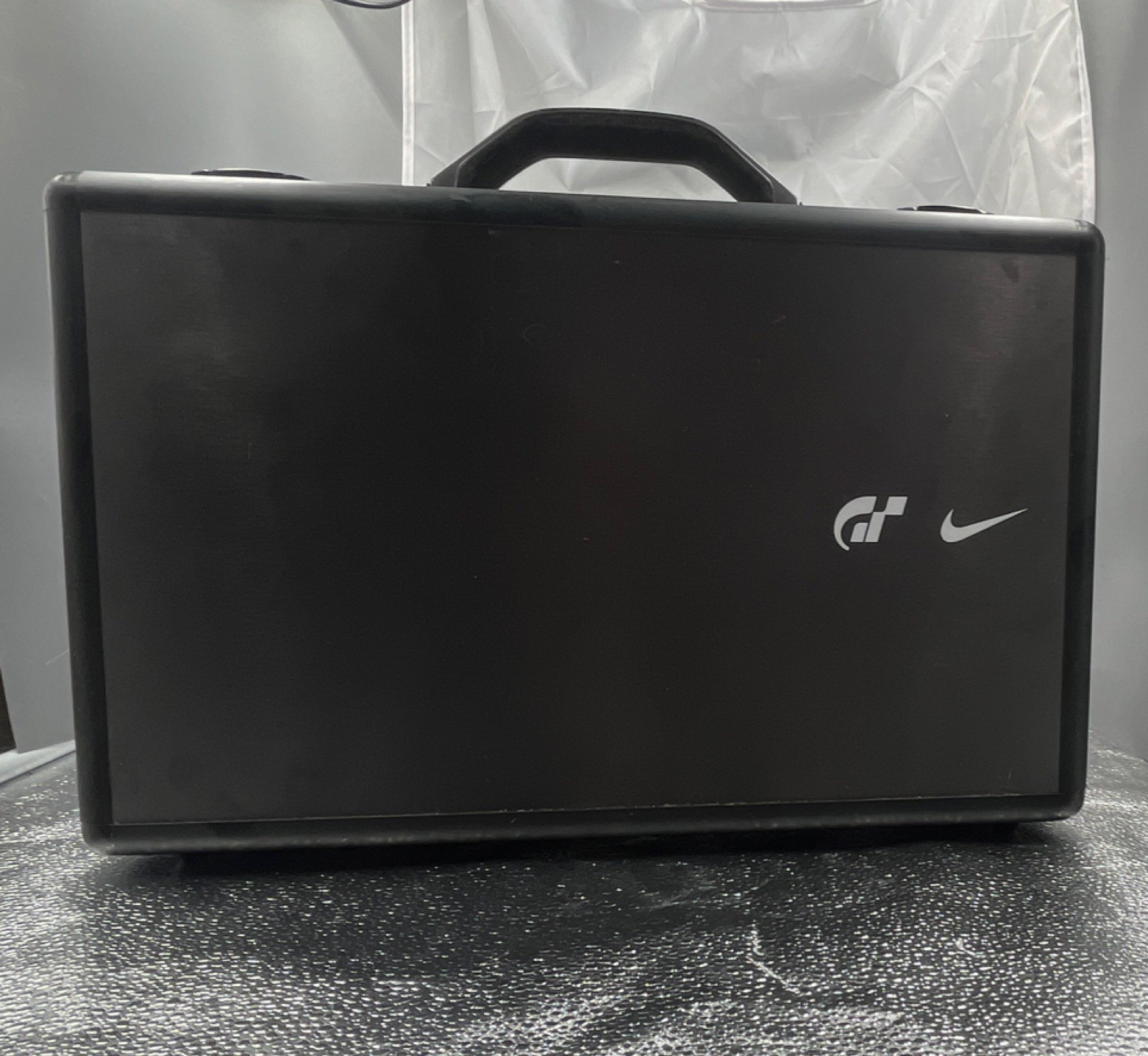 Nike x Gran Turismo Locking Cash Box w/ 2 Keys Large Black Plastic Matte