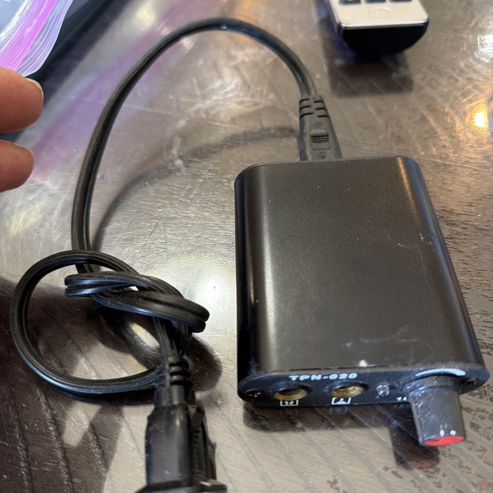 Tested TPN-020 MINI-TATTOO POWER SUPPLY 18V/1.5A 90-265V BLACK ALUMINUM NO CORD