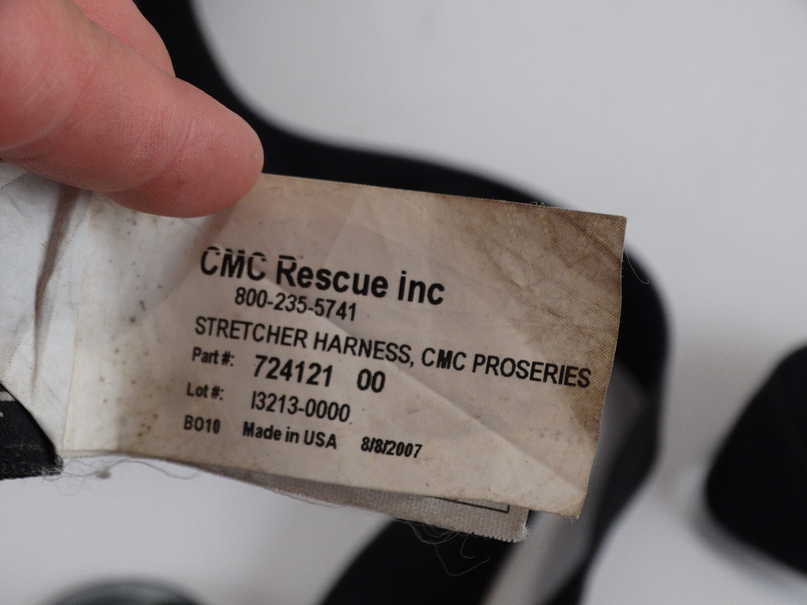 CMC ProSeries Stretcher Harness 724121