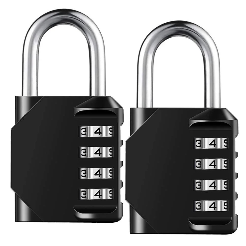 Heavy Duty 4 Digit Combination Lock Resettable Waterproof Padlock
