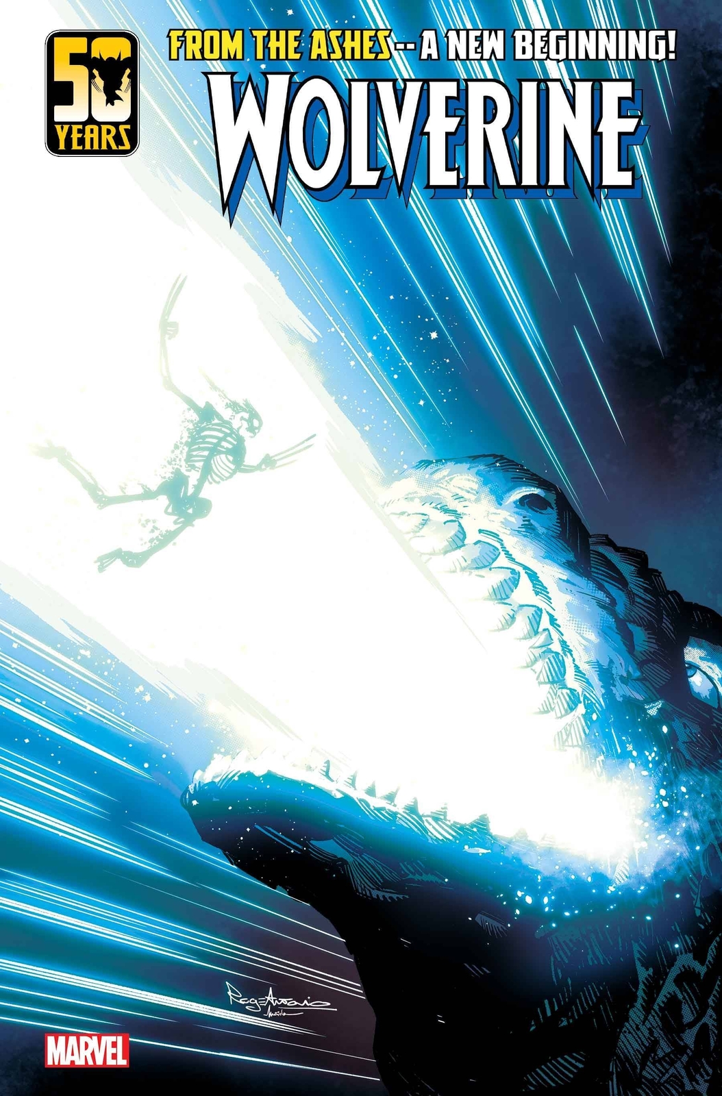 WOLVERINE #2 ROGE ANTONIO GODZILLA VAR MARVEL PRH