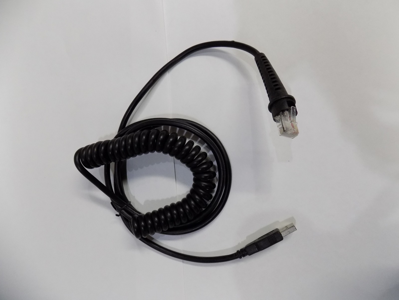 9+ FEET Metrologic Black Coiled MS9540 MS7120 MS1690 9535 9520 USB Cable