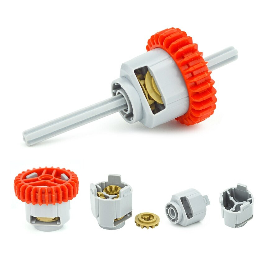Technic Differential Gear-28 Teeth Round Axle for Lego Kit Building Blocks Sets