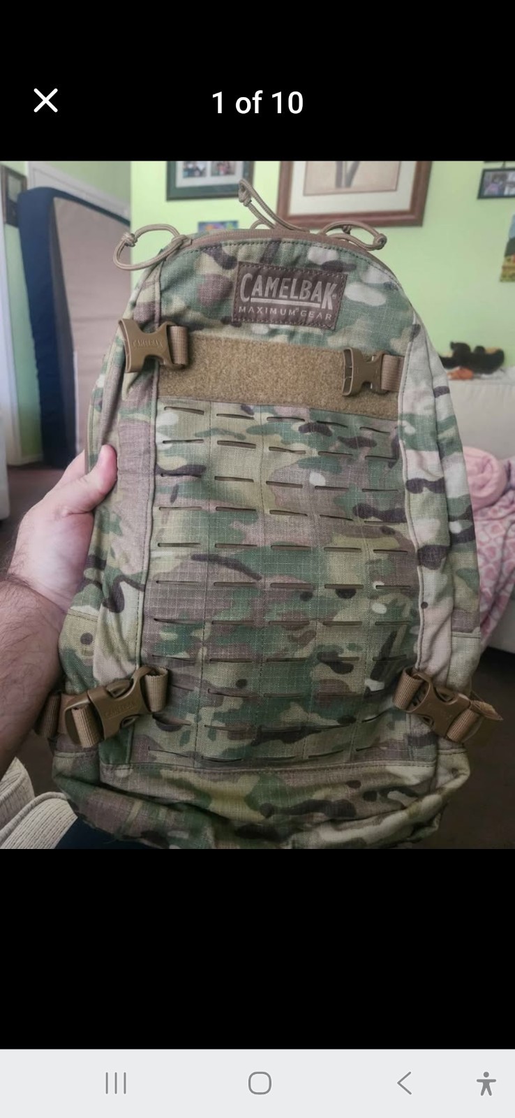 Camelbak Maximum Gear HAWG Hydration Backpack Camouflage Great Condition