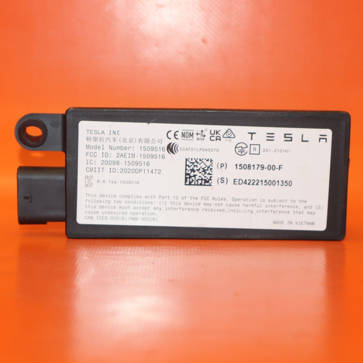 TESLA MODEL Y REAR BLE BODY CONTROLLER 2020 2021 2022 2023 2024 1508179-00-F OEM