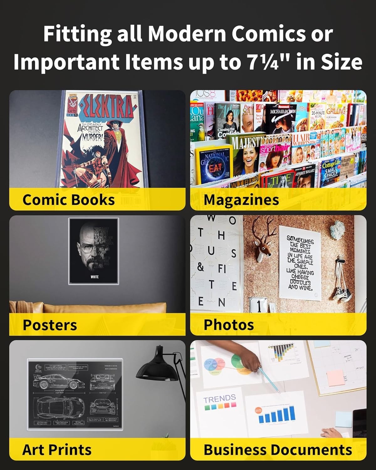 Comic Book Top Loaders - Protector Hard Case Sleeve, Toploader Holder for Silver
