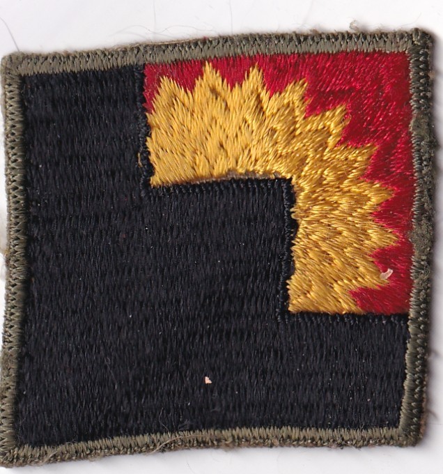 Western Defense Command patch US Army real WWII make sunrise weave