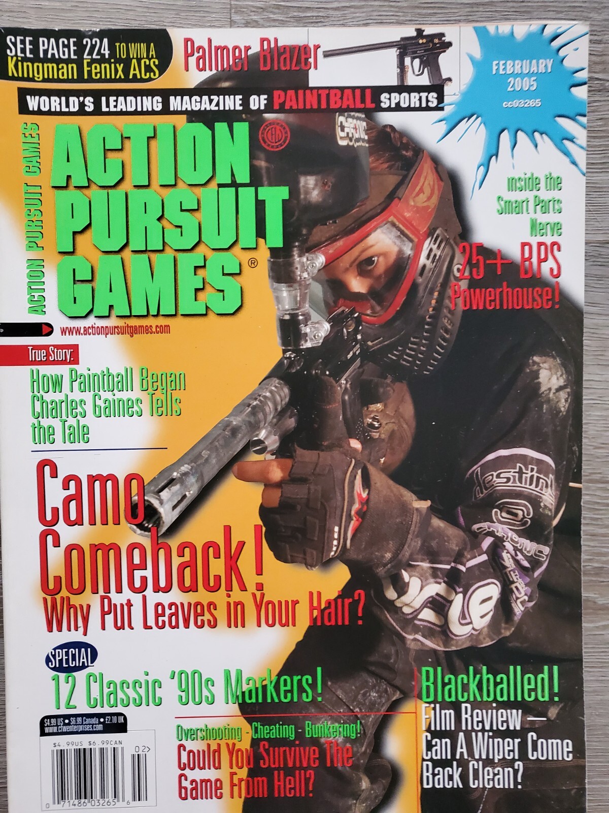 Priced To Sell February 2005 APG Action Pursuit Games Print Paintball Magazine