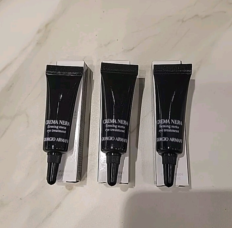 6 x Giorgio Armani Crema Nera Firming Meta Eye Treatment Travel Size 5ml (each)