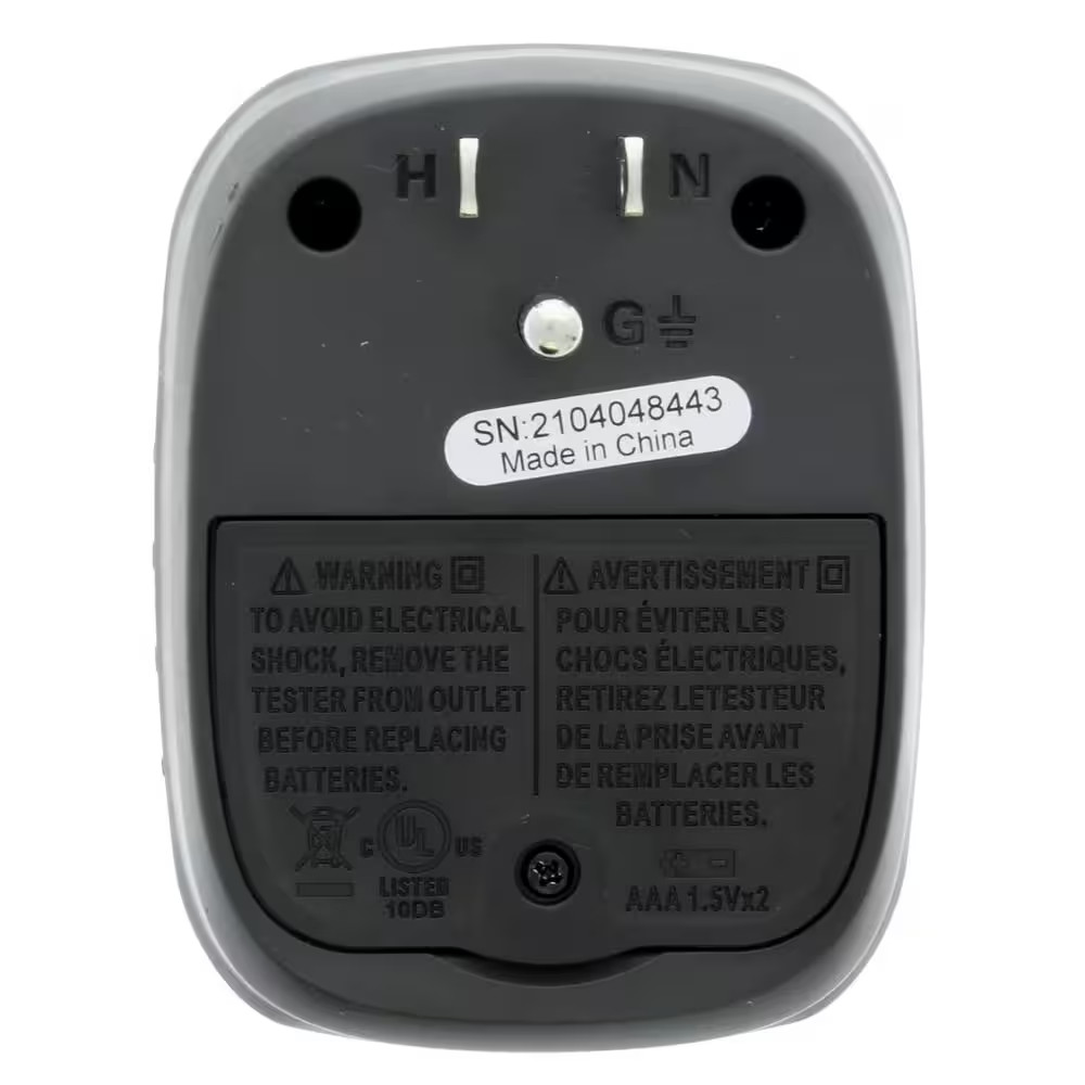 GFCI Receptacle/Voltage Tester